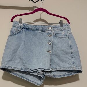 Zara | Light Denim Skort L